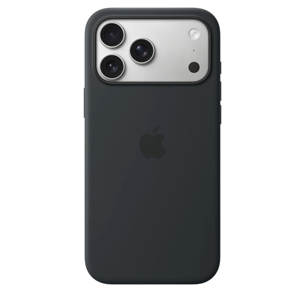iPhone 17 Pro Max Silicone Case with MagSafe — Black