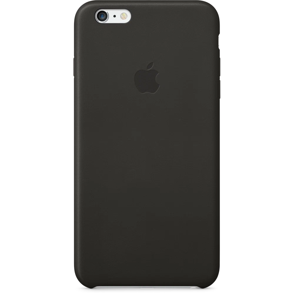 iPhone 6 Plus Leather Case — Black
