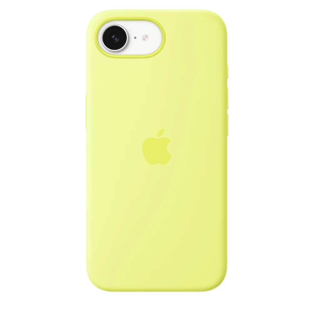 iPhone 16e Silicone Case — Neon Yellow