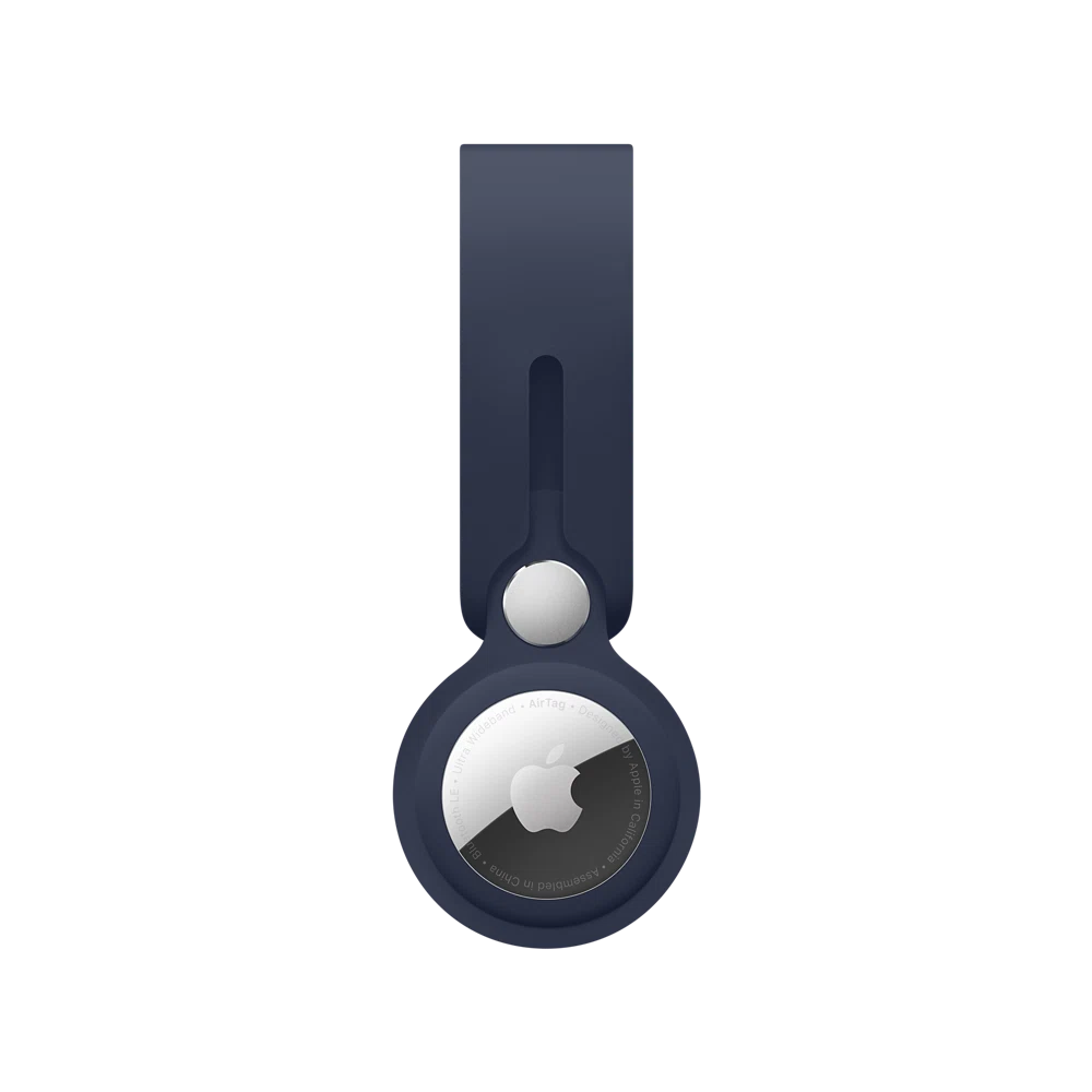 AirTag Silicone Loop — Deep Navy