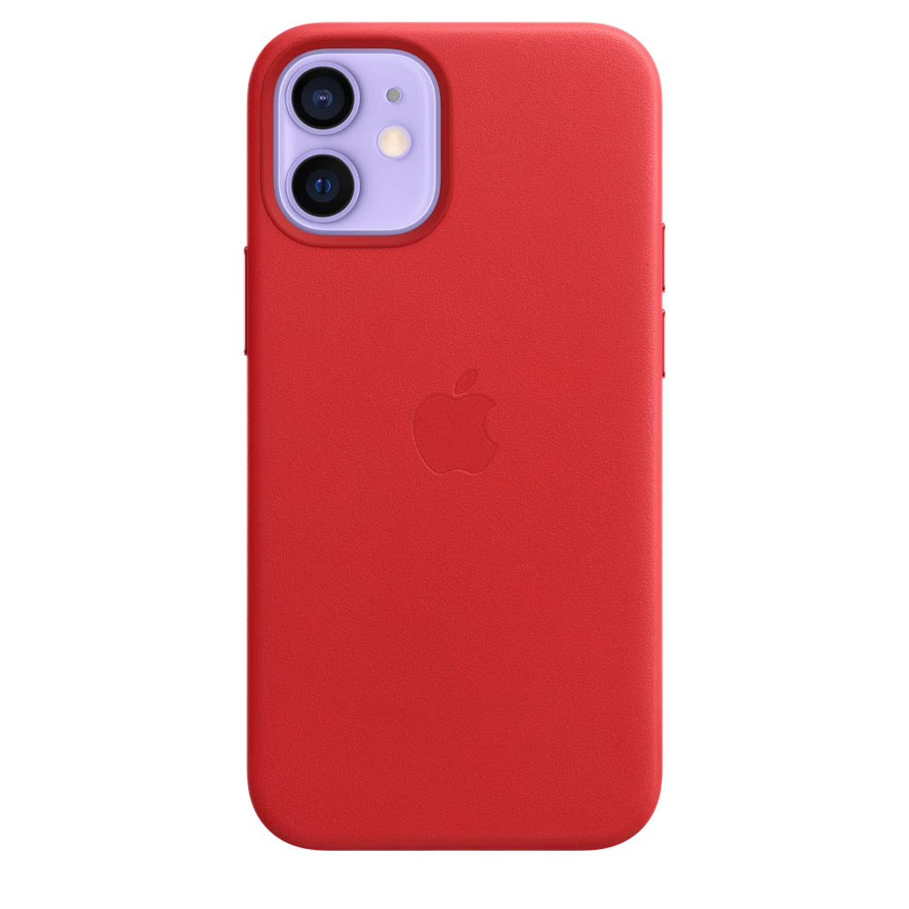 iPhone 12 mini Leather Case with MagSafe — PRODUCT(RED)