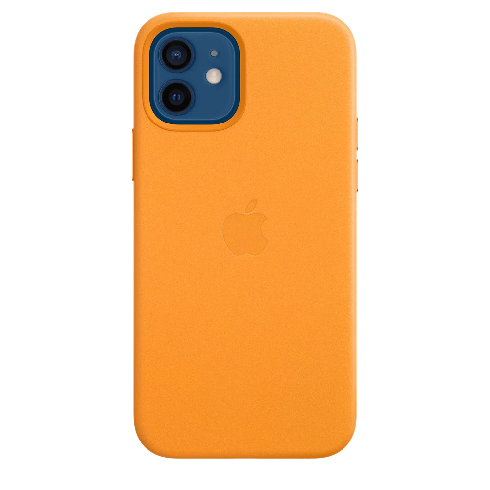 iPhone 12 & 12 Pro Leather Case with MagSafe — California Poppy