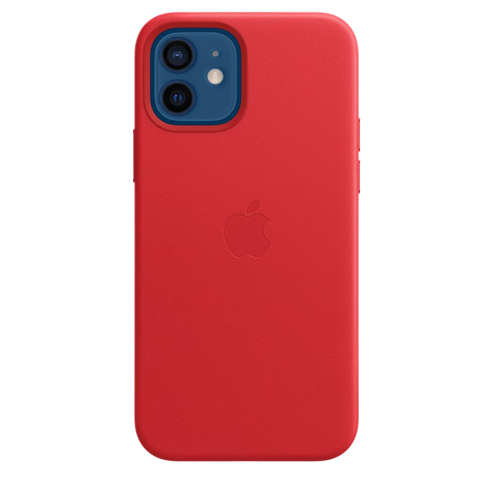 iPhone 12 & 12 Pro Leather Case with MagSafe — PRODUCT(RED)