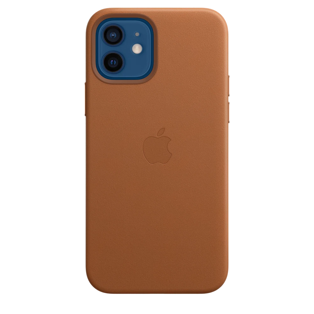 iPhone 12 & 12 Pro Leather Case with MagSafe — Saddle Brown