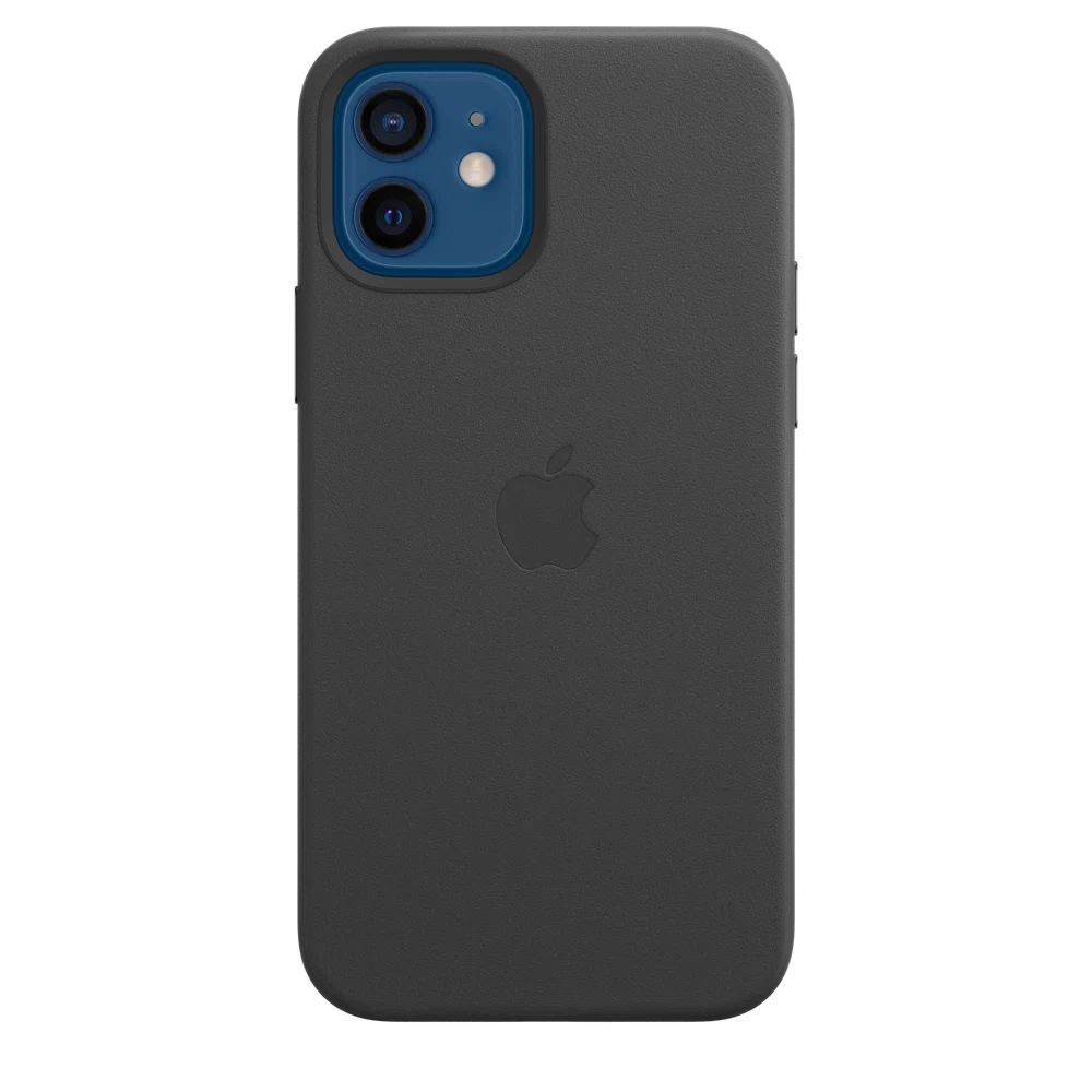 iPhone 12 & 12 Pro Leather Case with MagSafe — Black