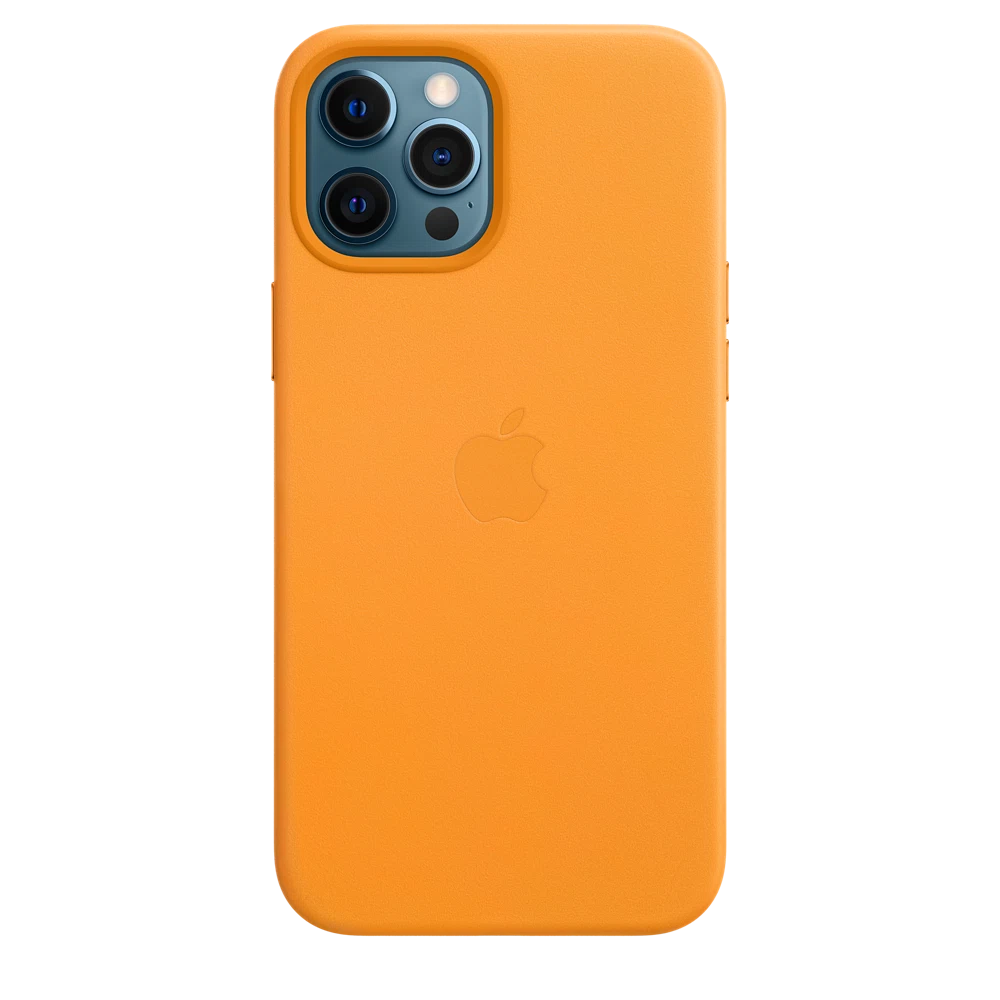 iPhone 12 Pro Max Leather Case with MagSafe — California Poppy