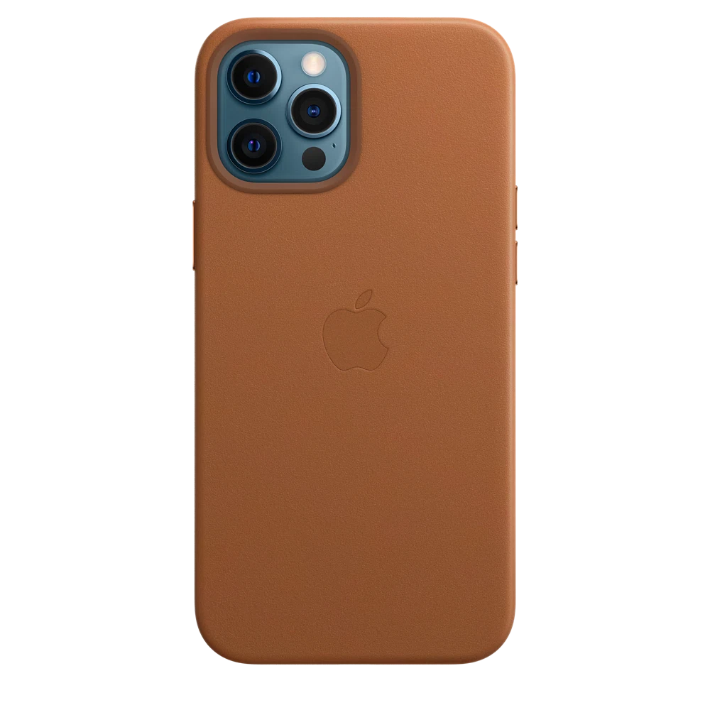 iPhone 12 Pro Max Leather Case with MagSafe — Saddle Brown