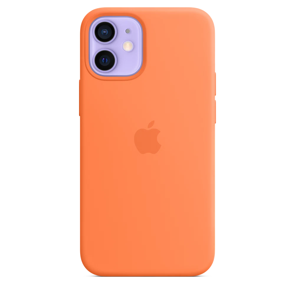 iPhone 12 mini Silicone Case with MagSafe — Kumquat