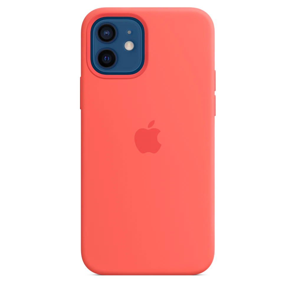 iPhone 12 & 12 Pro Silicone Case with MagSafe — Pink Citrus