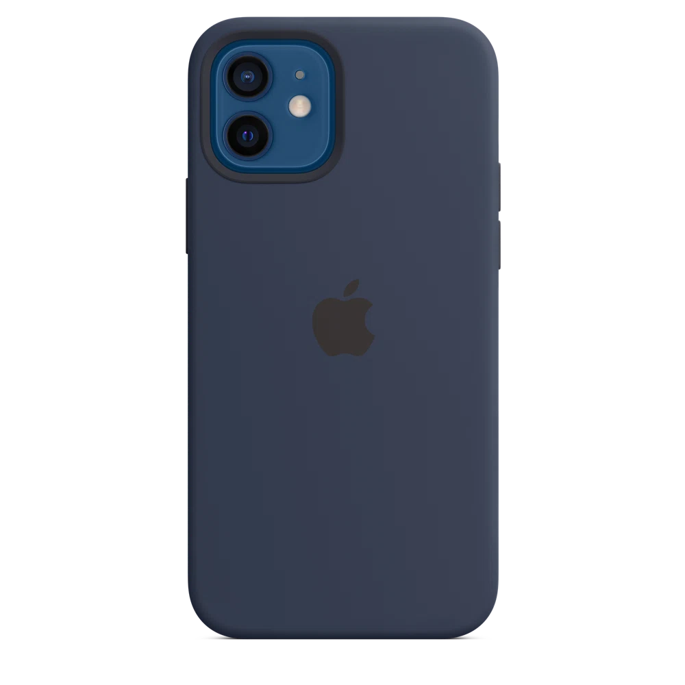 iPhone 12 & 12 Pro Silicone Case with MagSafe — Deep Navy