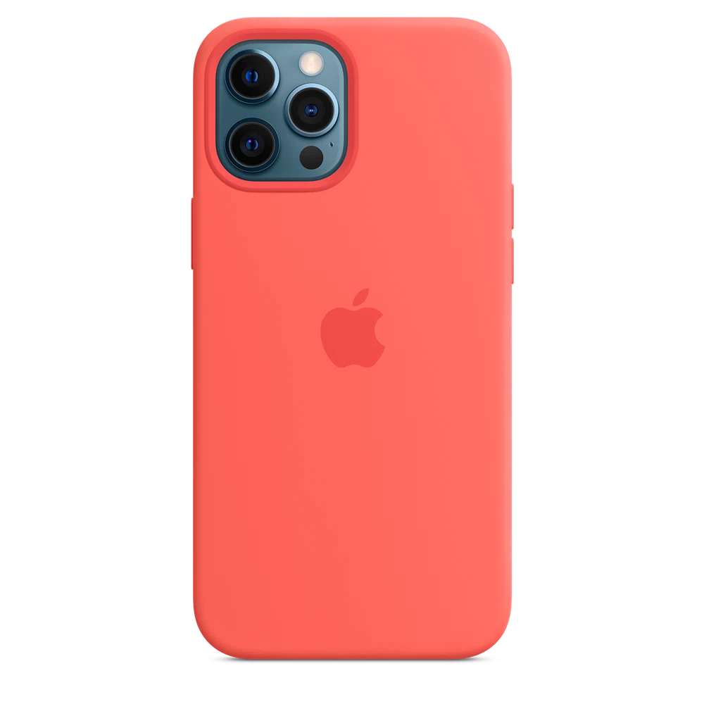 iPhone 12 Pro Max Silicone Case with MagSafe — Pink Citrus