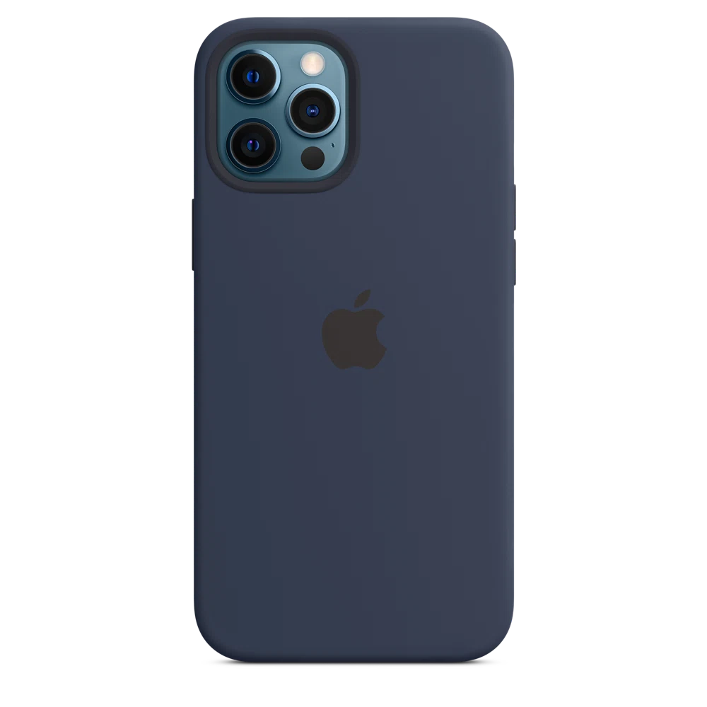iPhone 12 Pro Max Silicone Case with MagSafe — Deep Navy