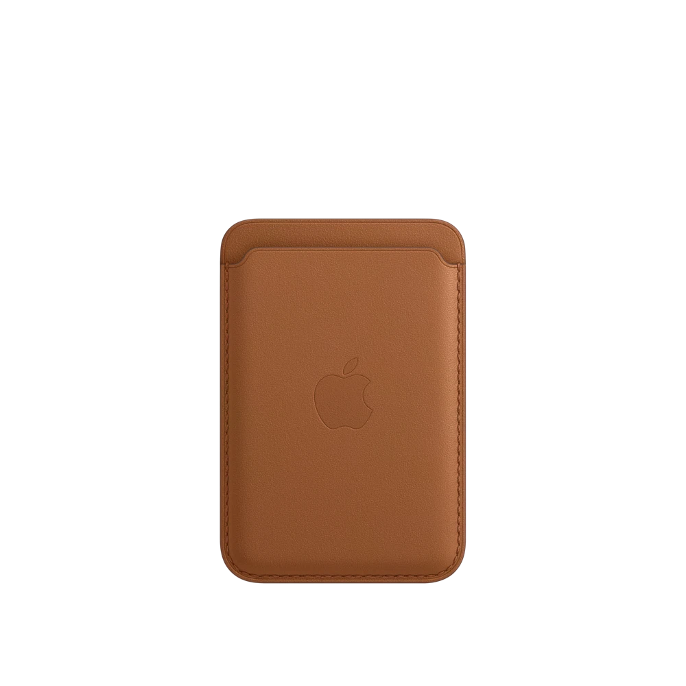 iPhone Leather Wallet with MagSafe — Saddle Brown