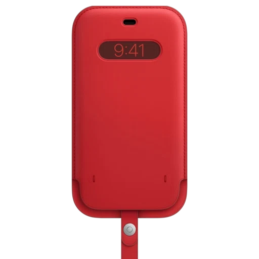 iPhone 12 Pro Max Leather Sleeve with MagSafe — PRODUCT(RED)