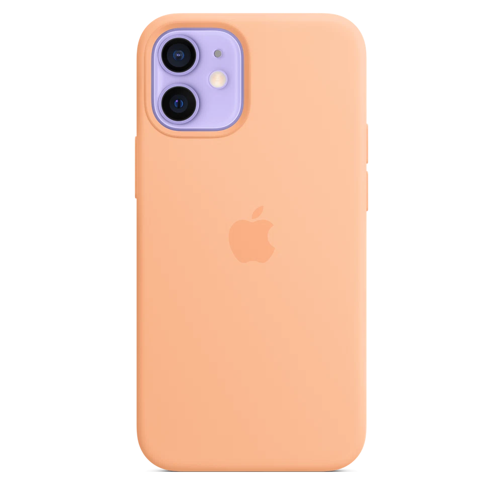 iPhone 12 mini Silicone Case with MagSafe — Cantaloupe