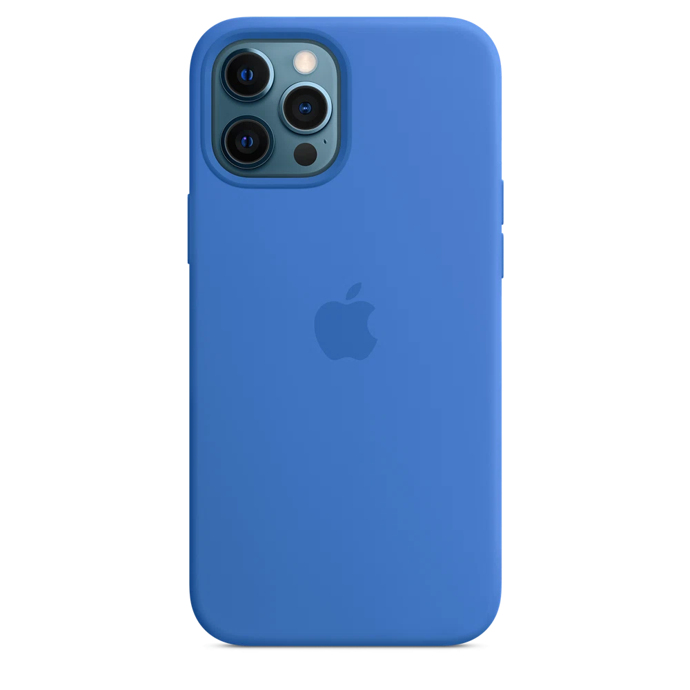 iPhone 12 Pro Max Silicone Case with MagSafe — Capri Blue