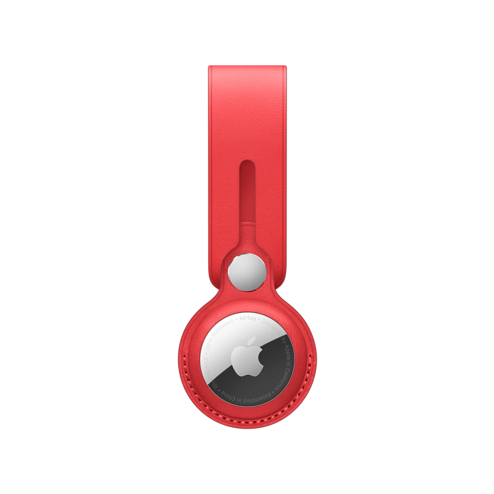 AirTag Leather Loop — PRODUCT(RED)
