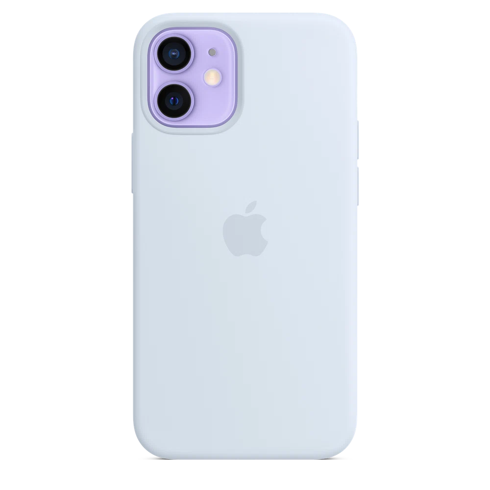 iPhone 12 mini Silicone Case with MagSafe — Cloud Blue