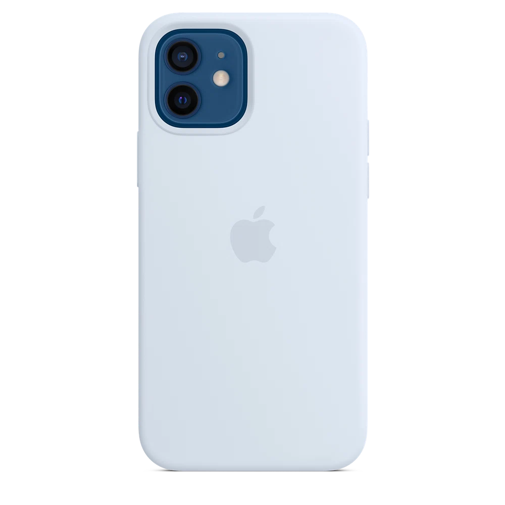 iPhone 12 & 12 Pro Silicone Case with MagSafe — Cloud Blue