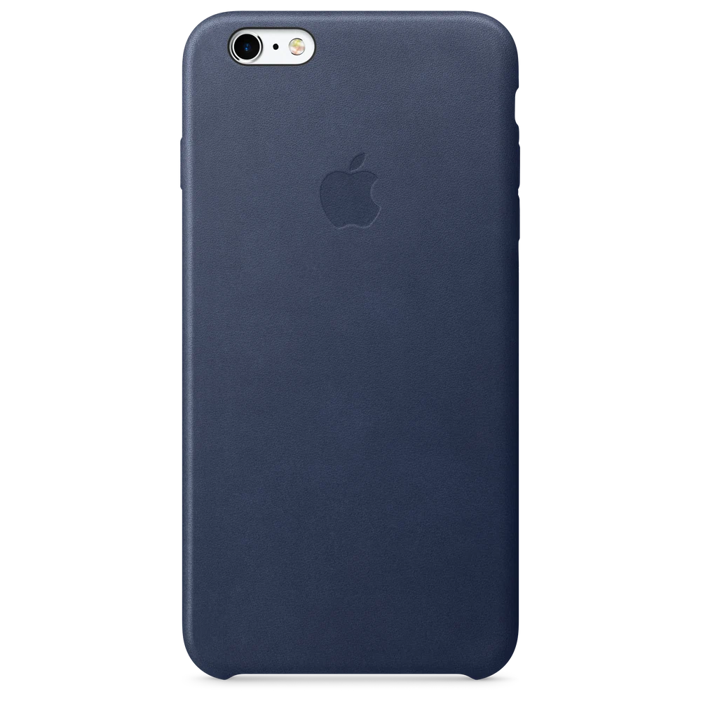 iPhone 6s Plus Leather Case — Midnight Blue