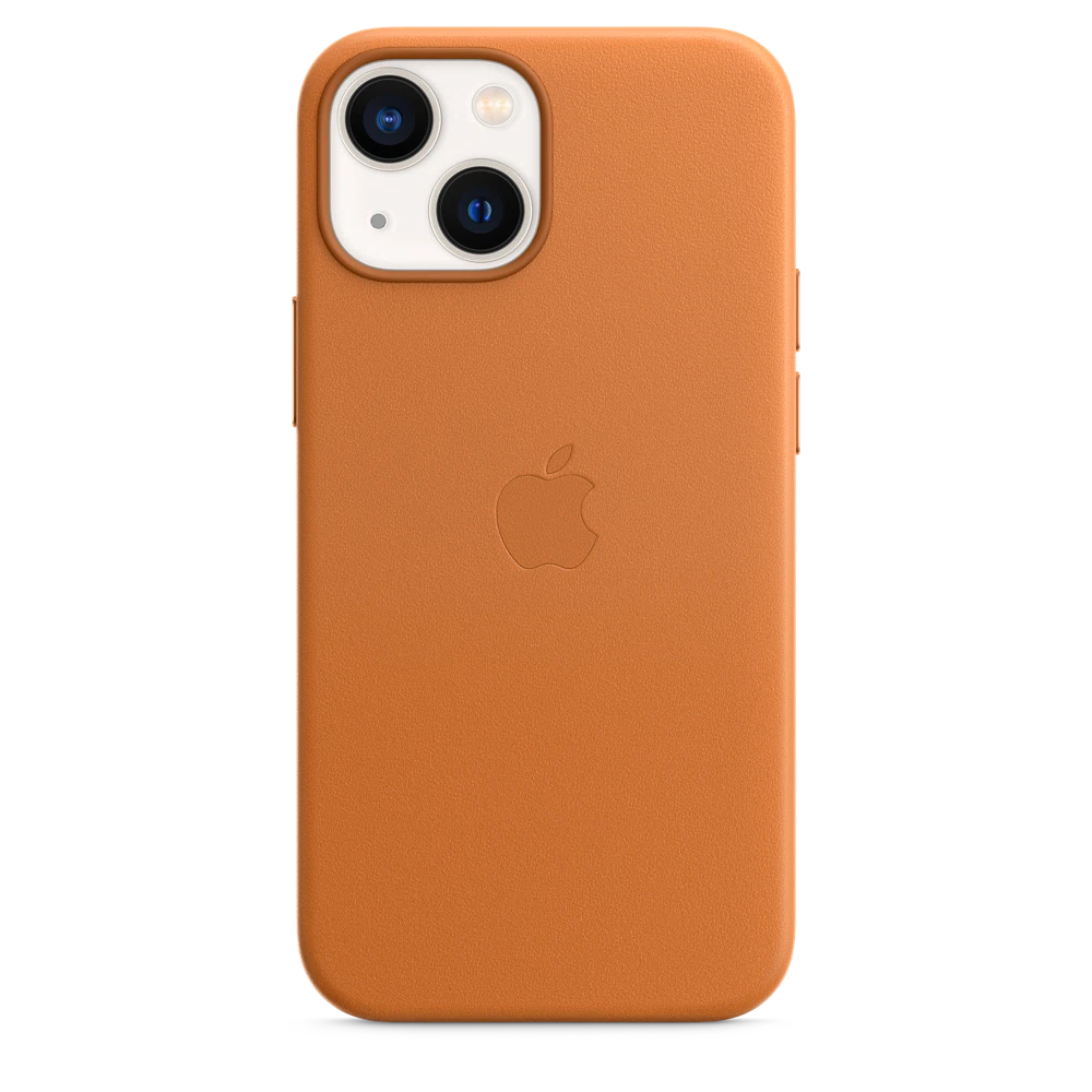iPhone 13 mini Leather Case with MagSafe — Golden Brown