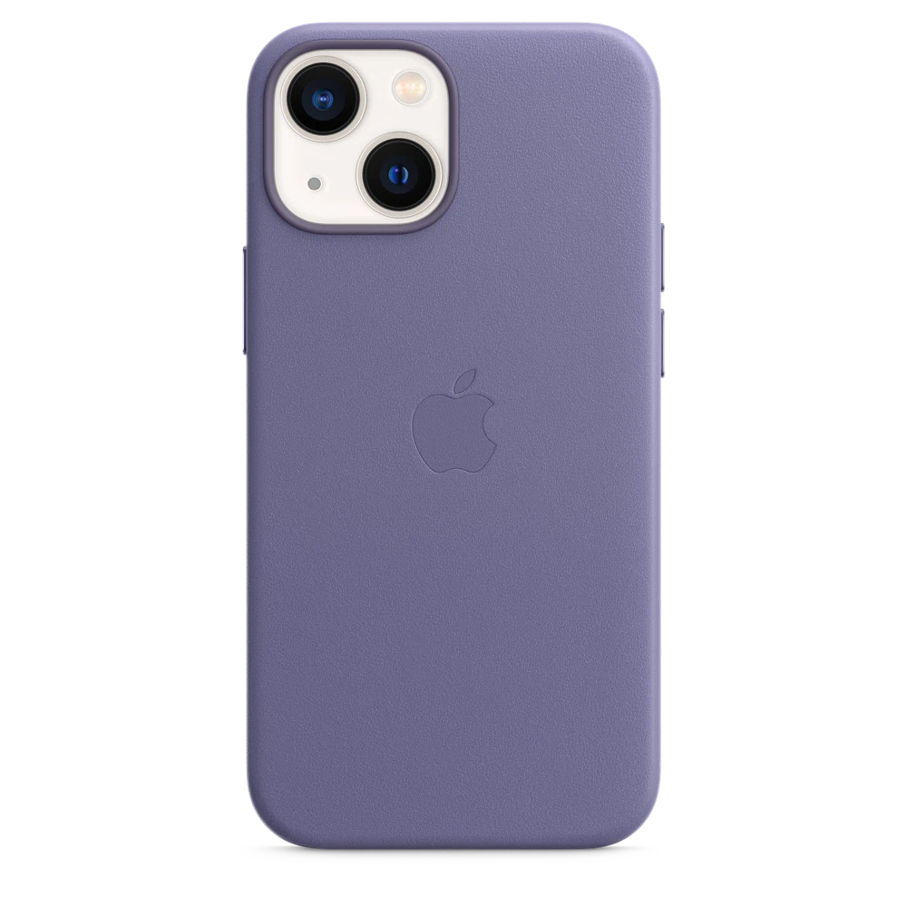 iPhone 13 mini Leather Case with MagSafe — Wisteria