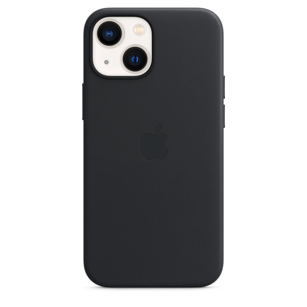 iPhone 13 mini Leather Case with MagSafe — Midnight