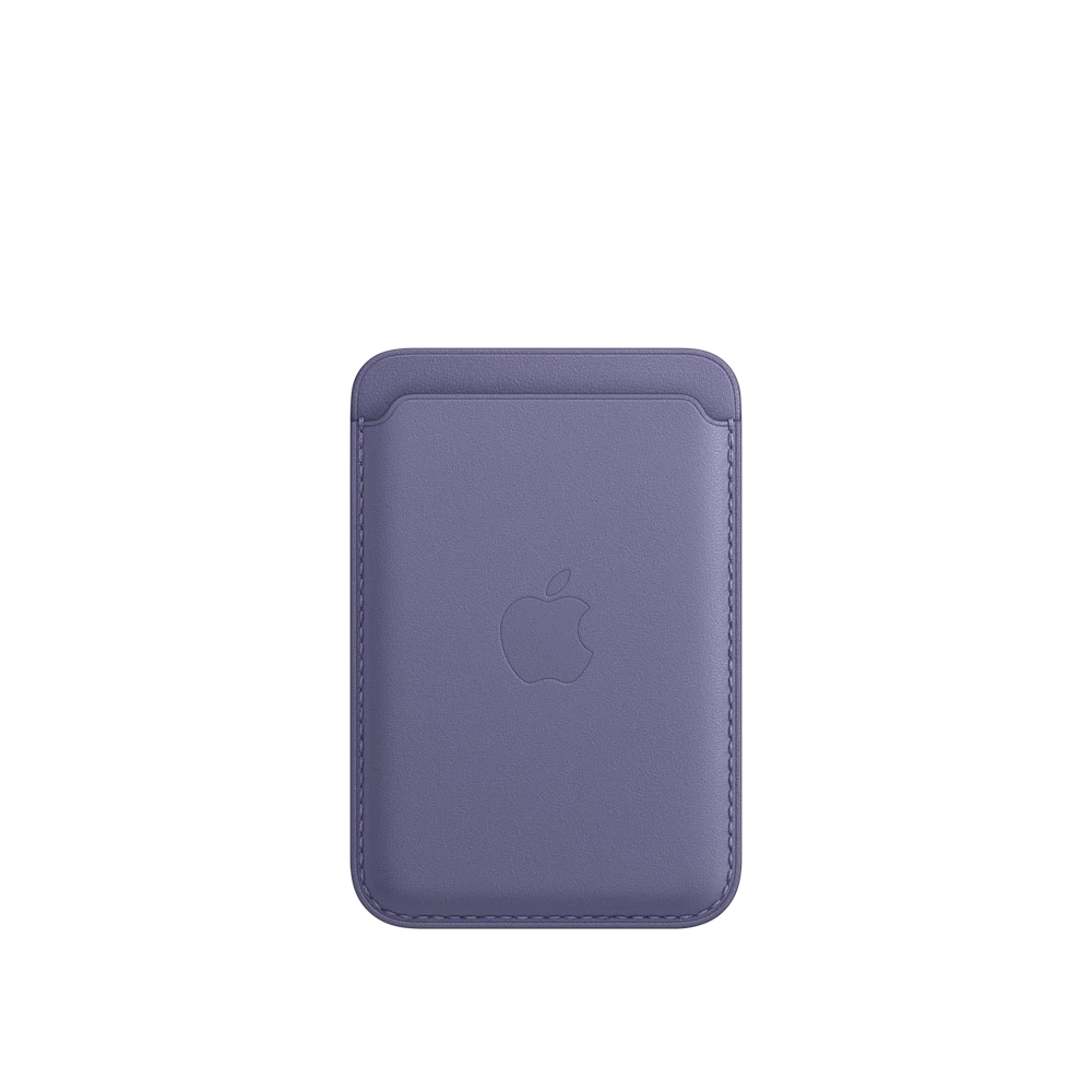 iPhone Leather Wallet with MagSafe — Wisteria