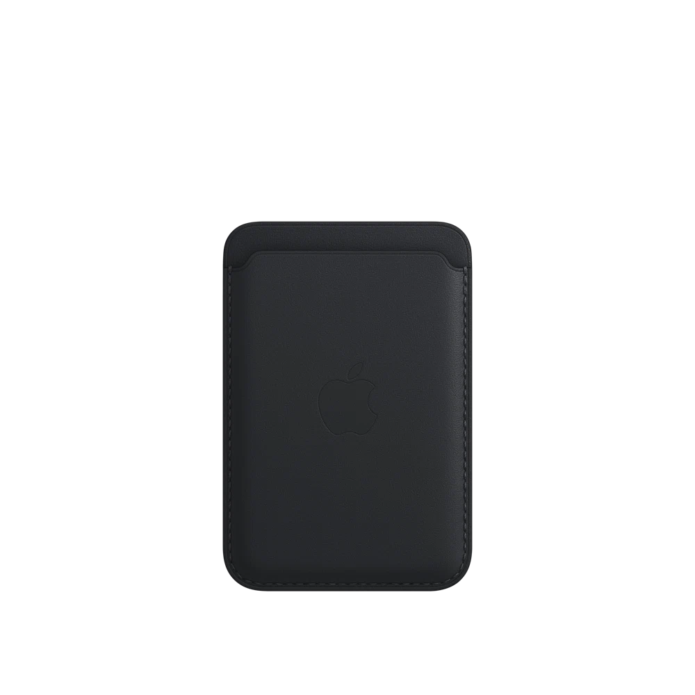 iPhone Leather Wallet with MagSafe — Midnight