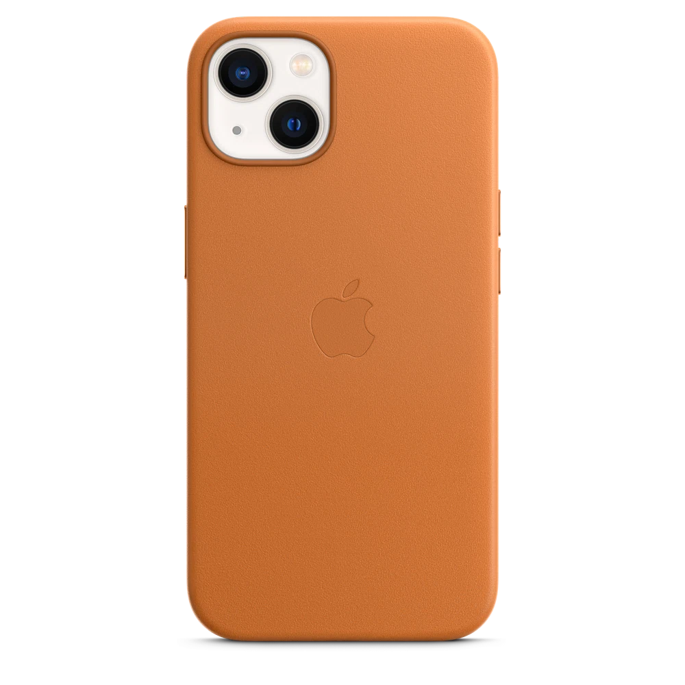 iPhone 13 Leather Case with MagSafe — Golden Brown