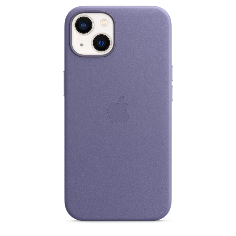 iPhone 13 Leather Case with MagSafe — Wisteria
