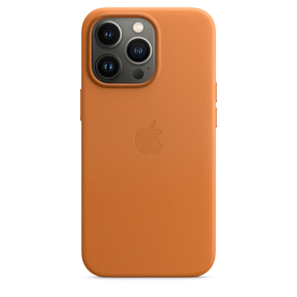 iPhone 13 Pro Leather Case with MagSafe — Golden Brown