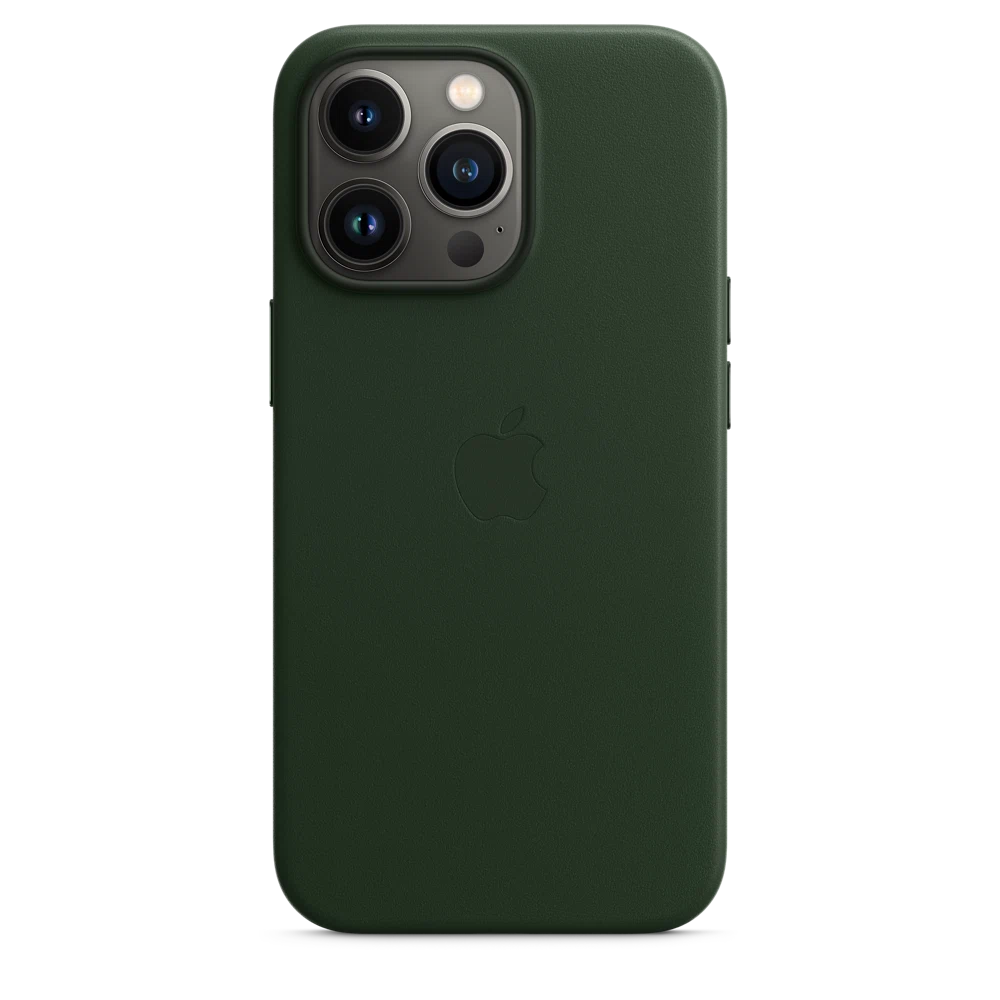 iPhone 13 Pro Leather Case with MagSafe — Sequoia Green