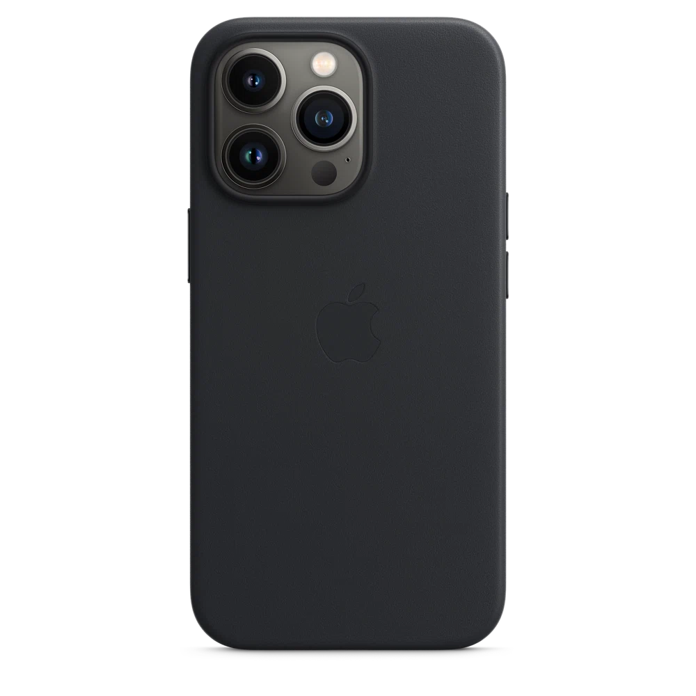 iPhone 13 Pro Leather Case with MagSafe — Midnight