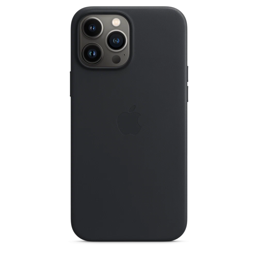 iPhone 13 Pro Max Leather Case with MagSafe — Midnight