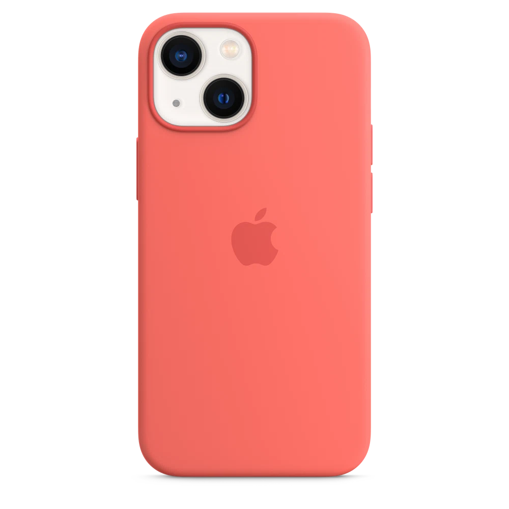 iPhone 13 mini Silicone Case with MagSafe — Pink Pomelo
