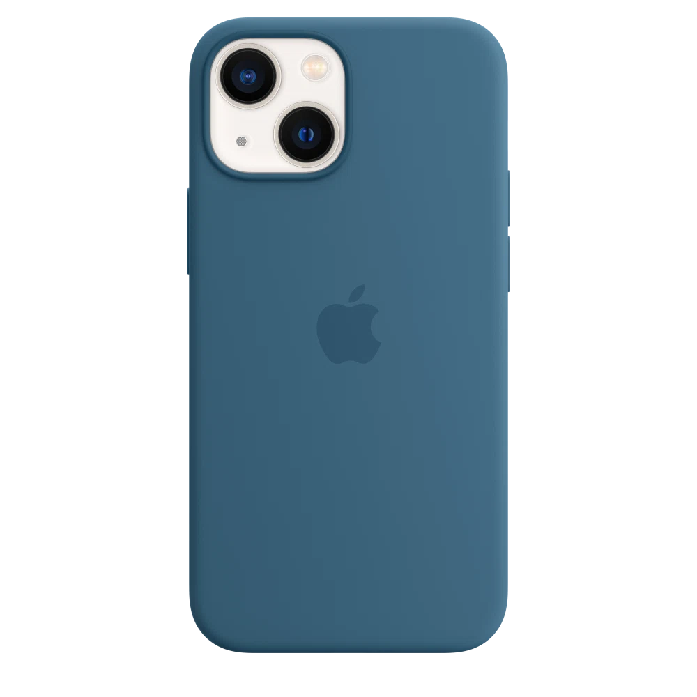 iPhone 13 mini Silicone Case with MagSafe — Blue Jay
