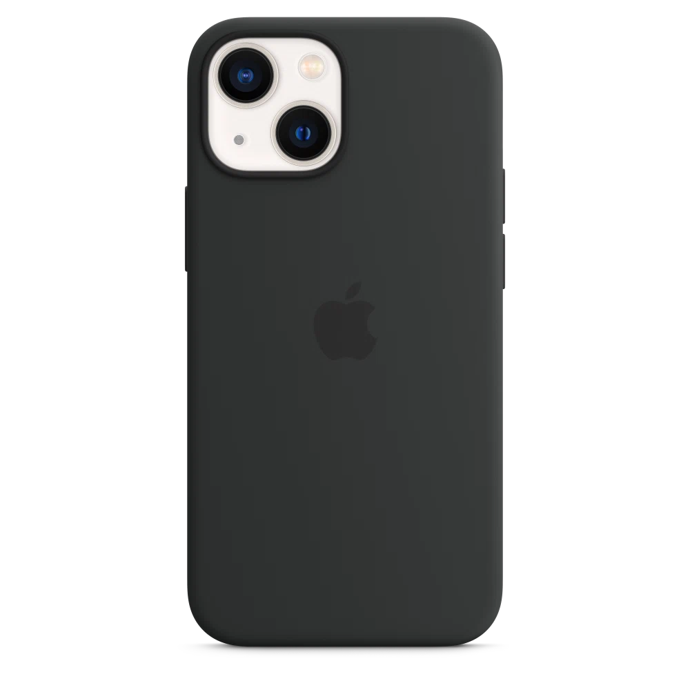 iPhone 13 mini Silicone Case with MagSafe — Midnight