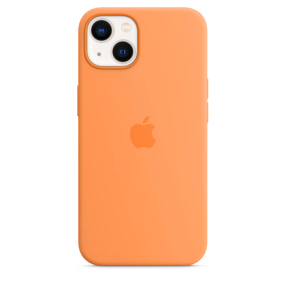 iPhone 13 Silicone Case with MagSafe — Marigold