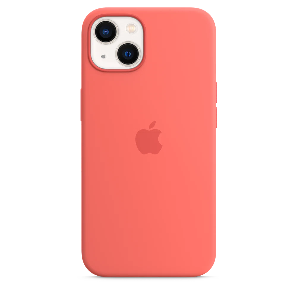 iPhone 13 Silicone Case with MagSafe — Pink Pomelo