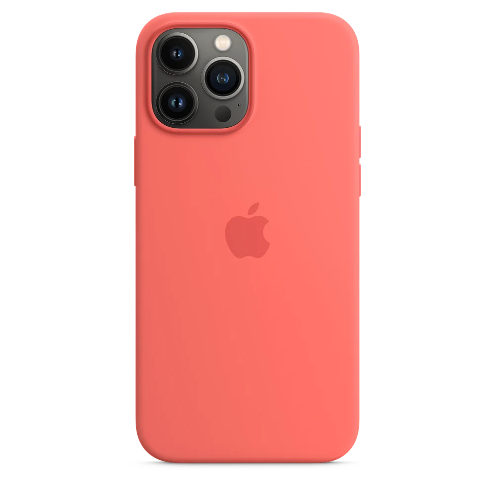 iPhone 13 Pro Max Silicone Case with MagSafe — Pink Pomelo