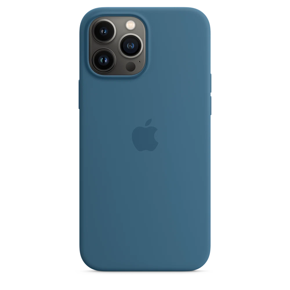 iPhone 13 Pro Max Silicone Case with MagSafe — Blue Jay