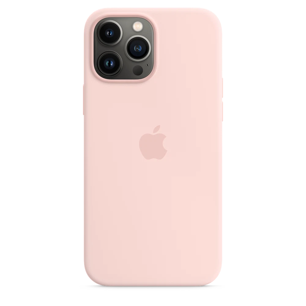 iPhone 13 Pro Max Silicone Case with MagSafe — Chalk Pink