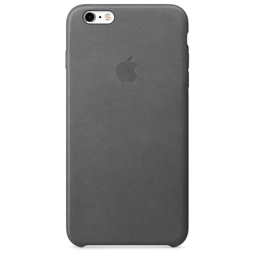 iPhone 6s Plus Leather Case — Storm Gray
