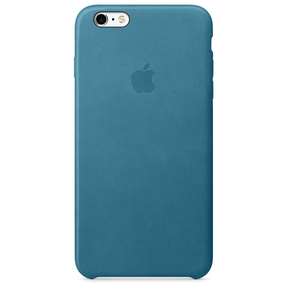 iPhone 6s Plus Leather Case — Marine Blue