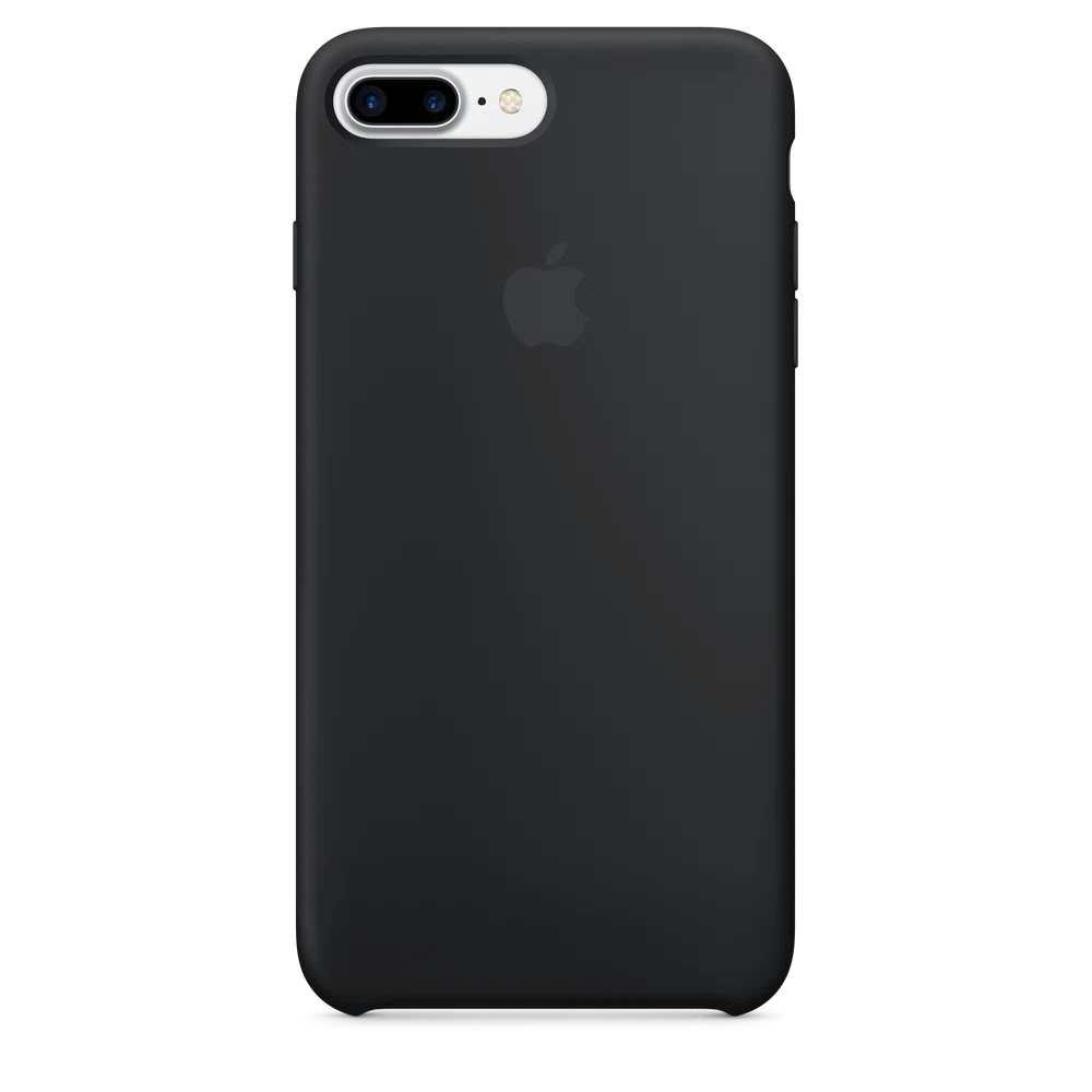 iPhone 7 Plus Silicone Case — Black