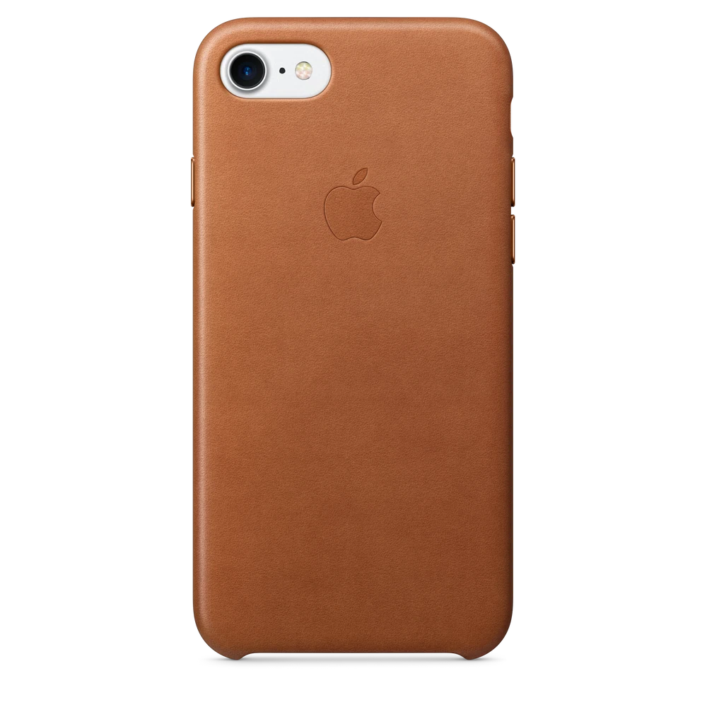 iPhone 7 Leather Case — Saddle Brown