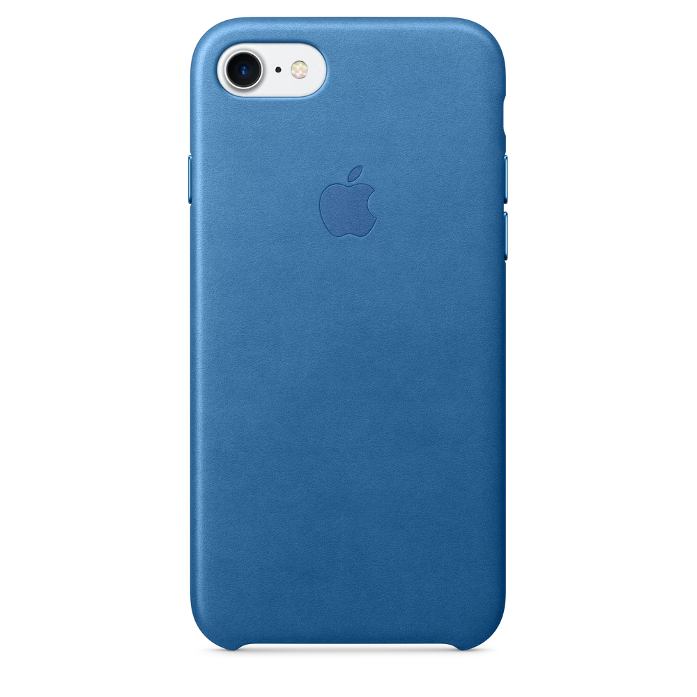 iPhone 7 Leather Case — Sea Blue