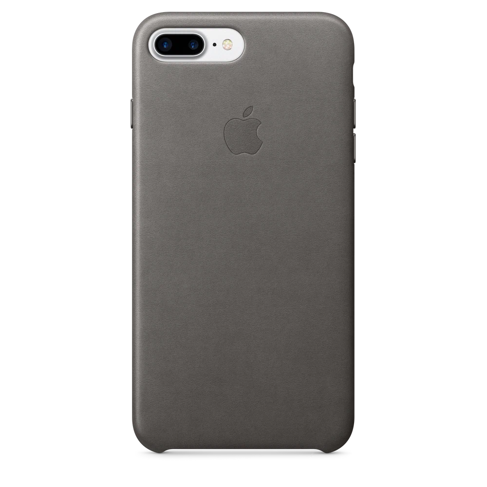 iPhone 7 Plus Leather Case — Storm Gray