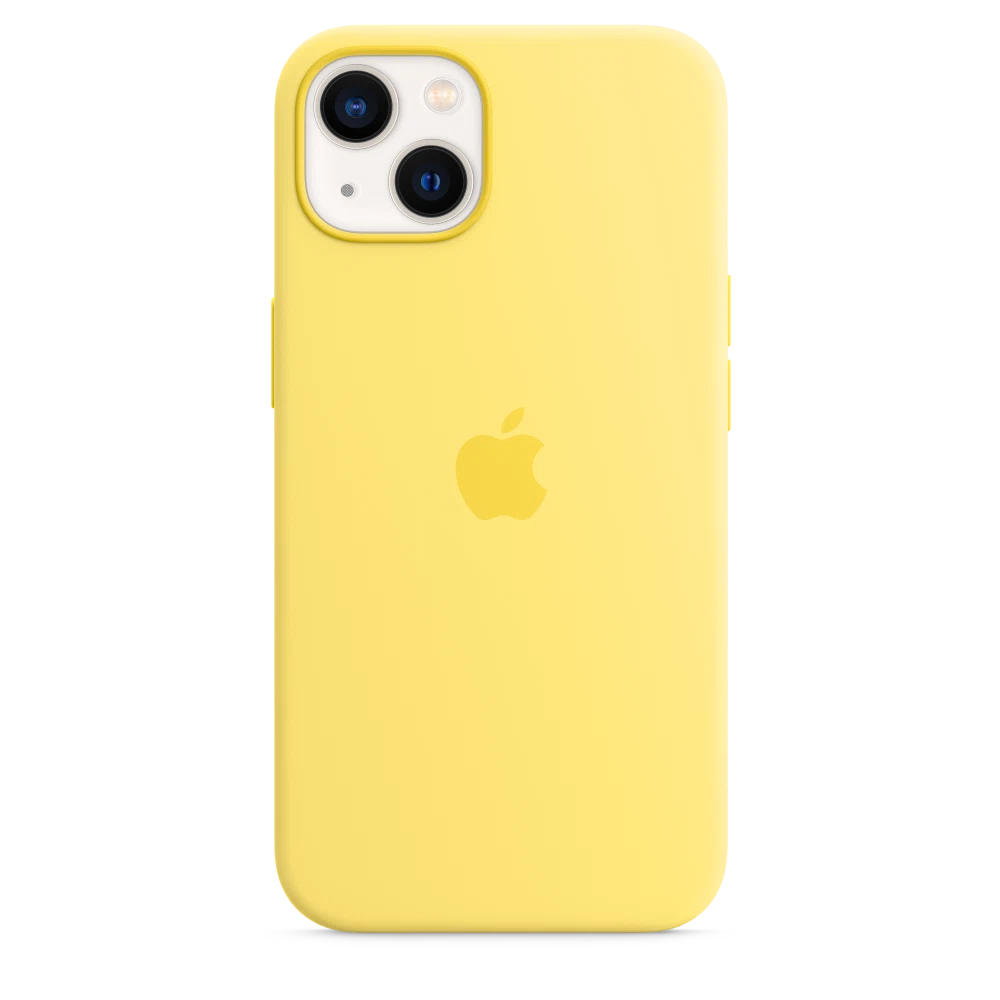 iPhone 13 Silicone Case with MagSafe — Lemon Zest